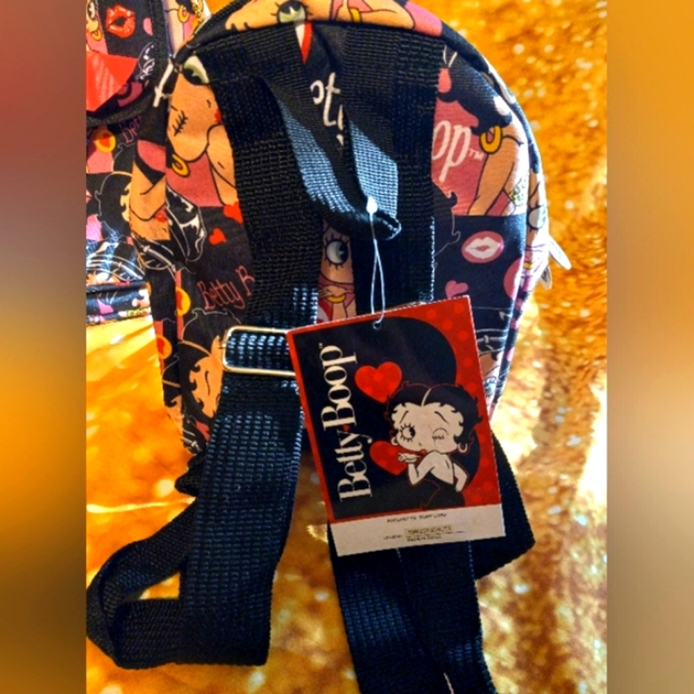 Betty Boop Patterned Backpack Set - Picture 5 of 5